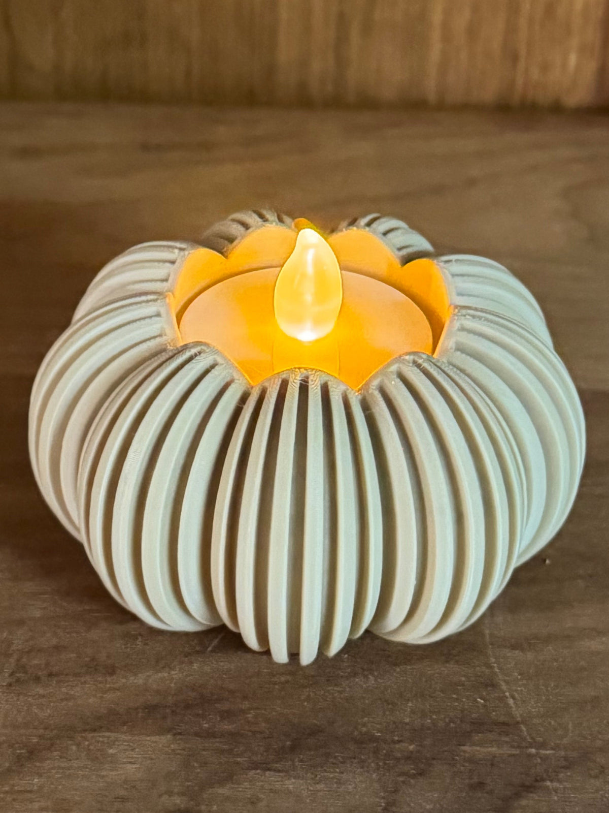 Pumpkin Tea Candle Holder