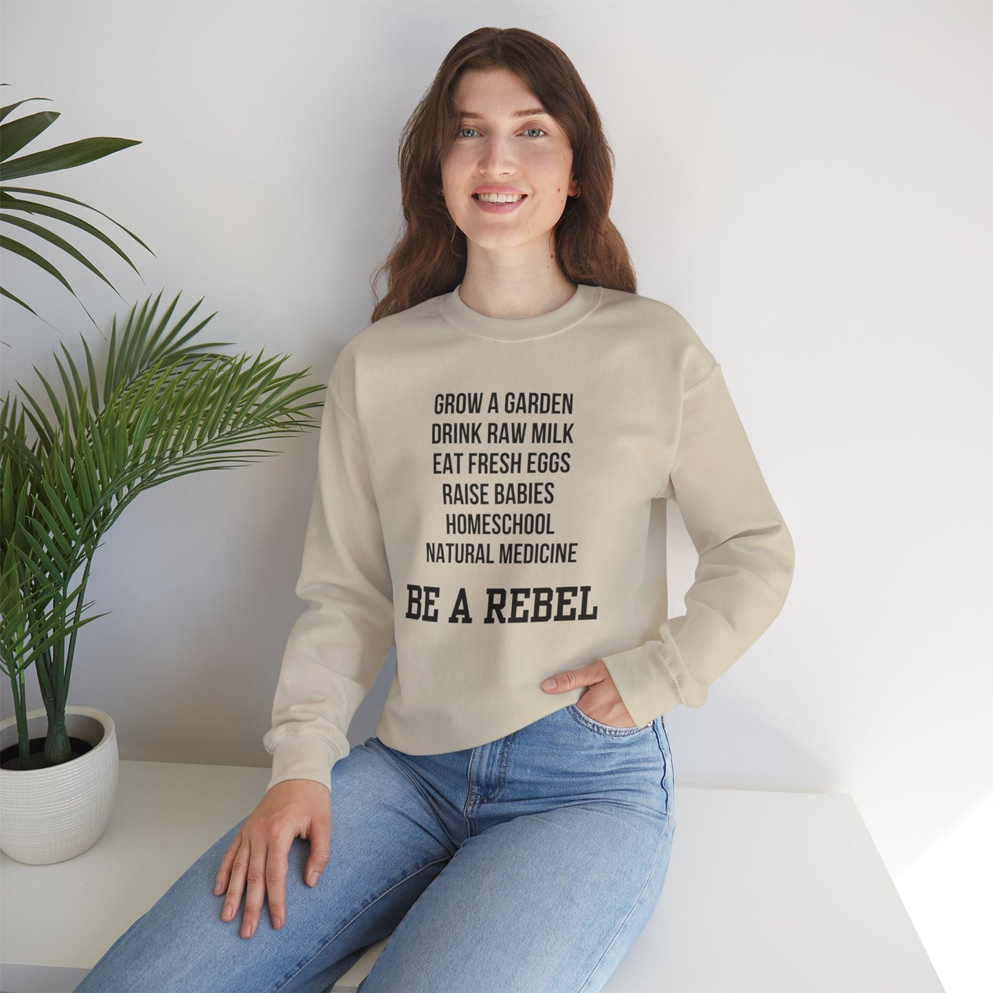 Be A Rebel Crewneck