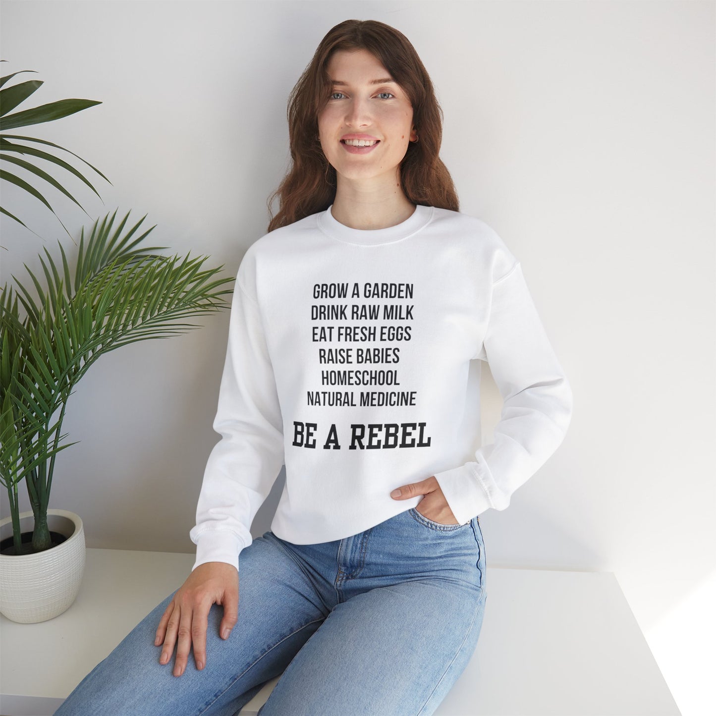 Be A Rebel Crewneck