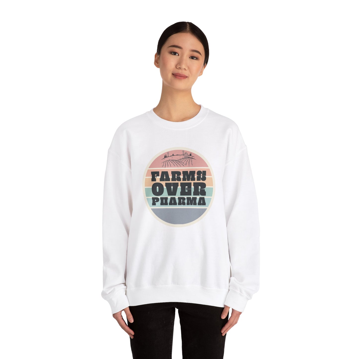 Farms Over Pharma Crewneck