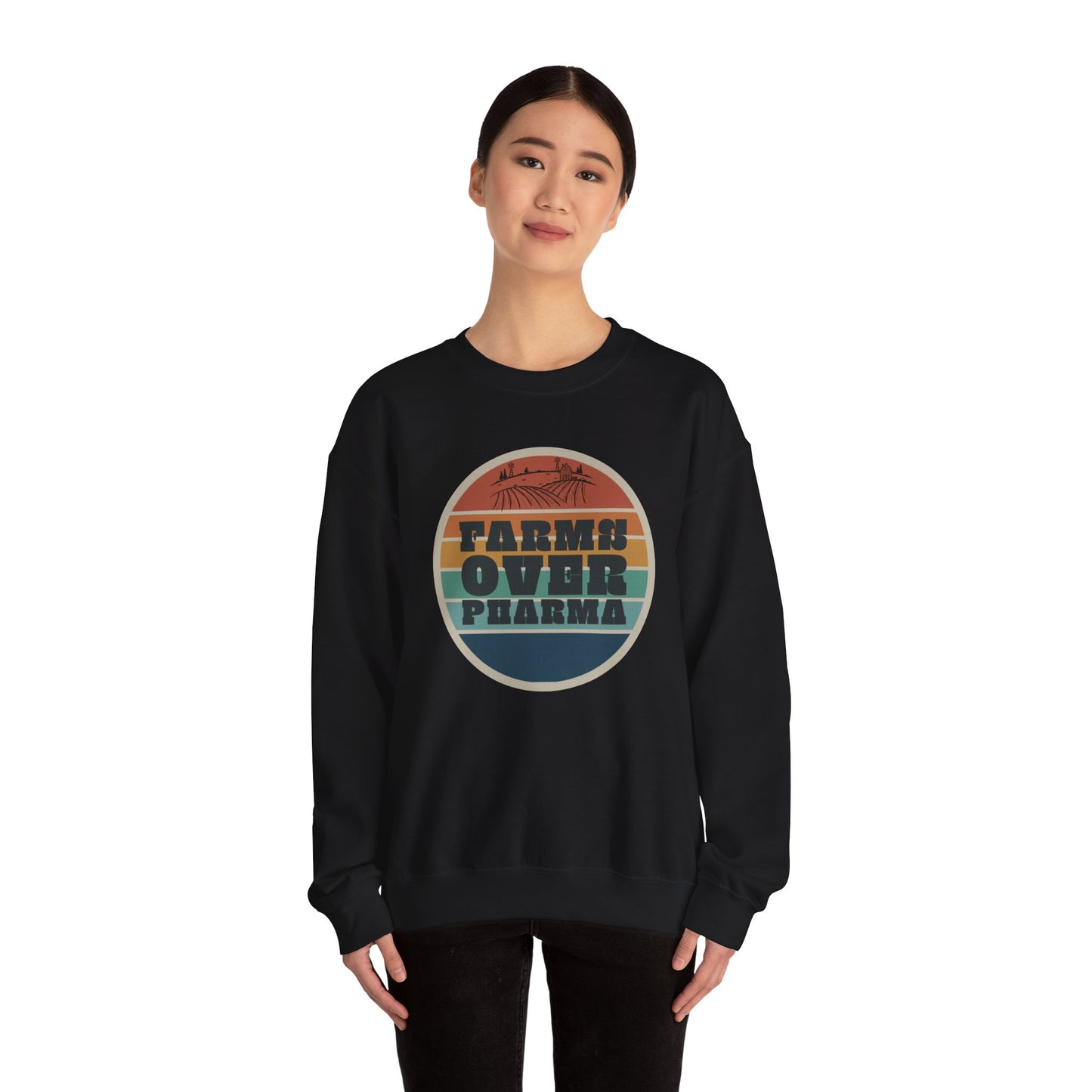 Farms Over Pharma Crewneck