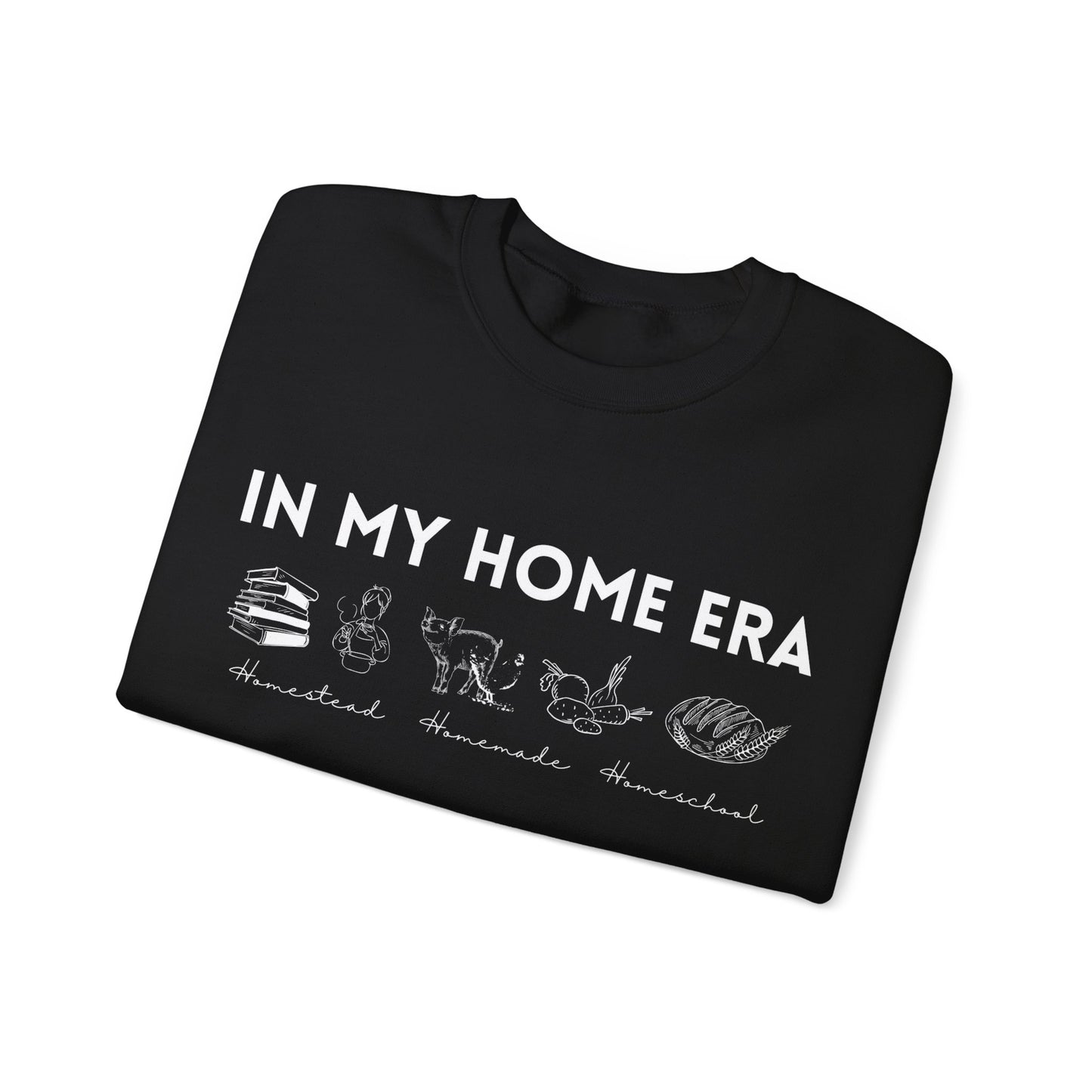 in My Home Era (White Design) Crewneck