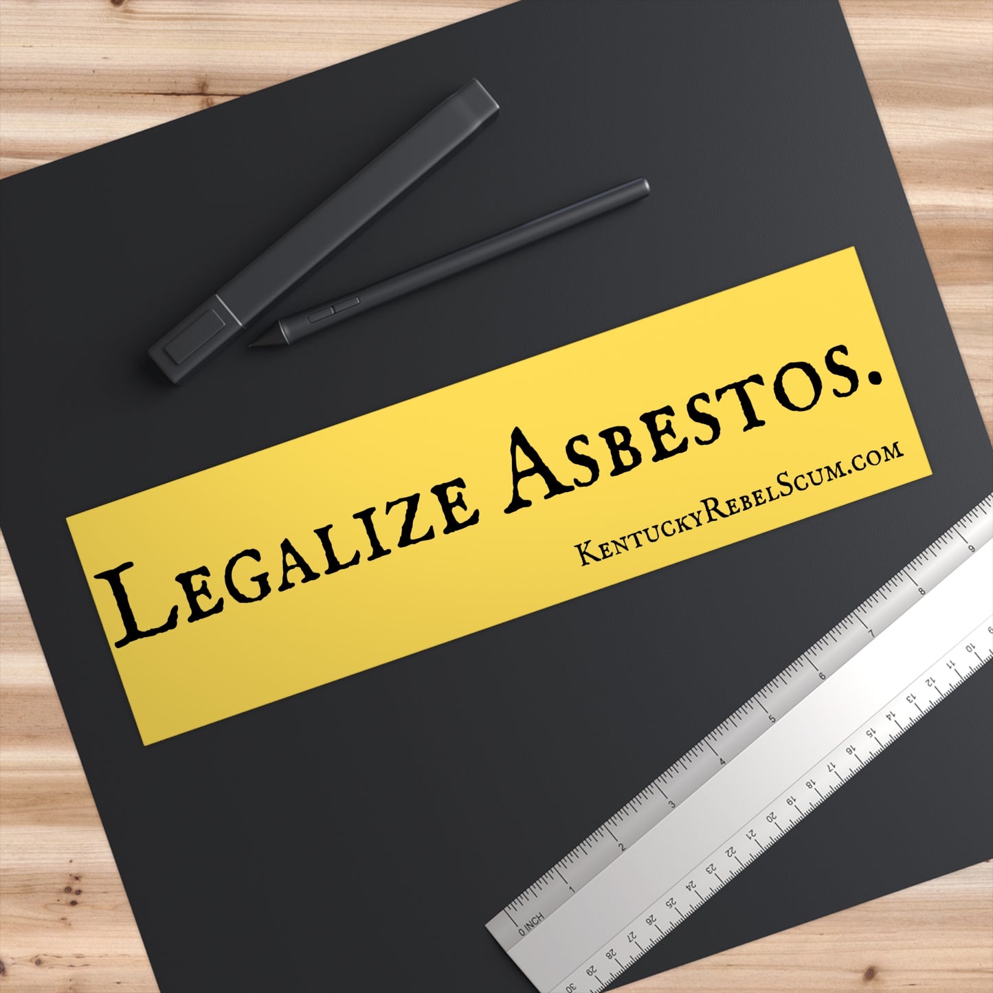 Legalize Asbestos KRS Bumper Sticker