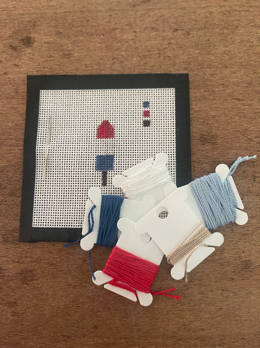 Mini Needlepoint Kit - Firecracker Pop