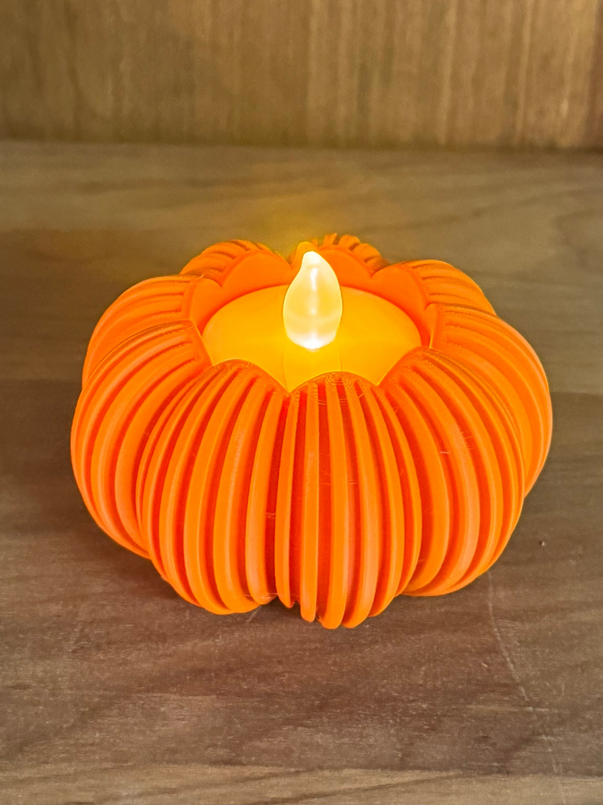 Pumpkin Tea Candle Holder