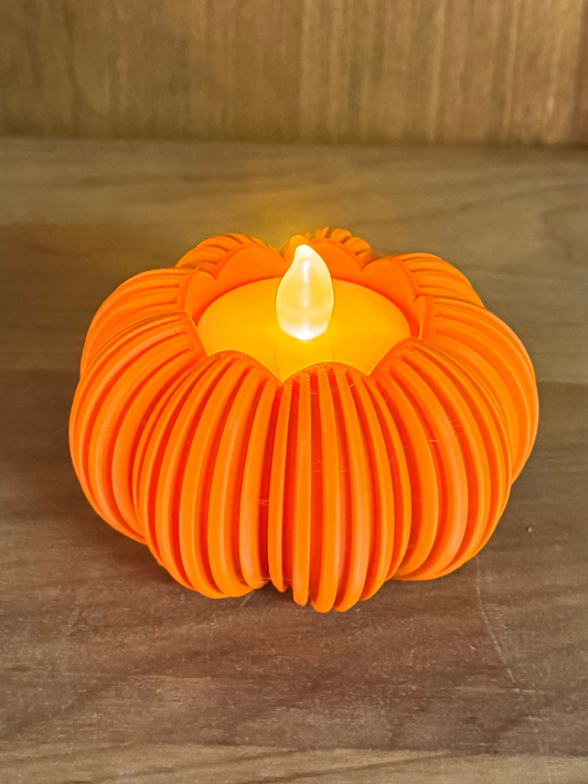 Pumpkin Tea Candle Holder