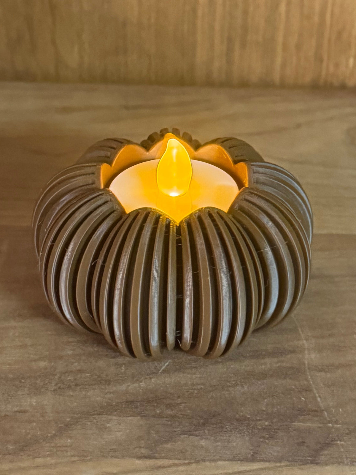 Pumpkin Tea Candle Holder