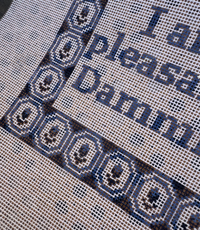 I Am Pleasant Needlepoint Canvas 8x8 | Steel Magnolias